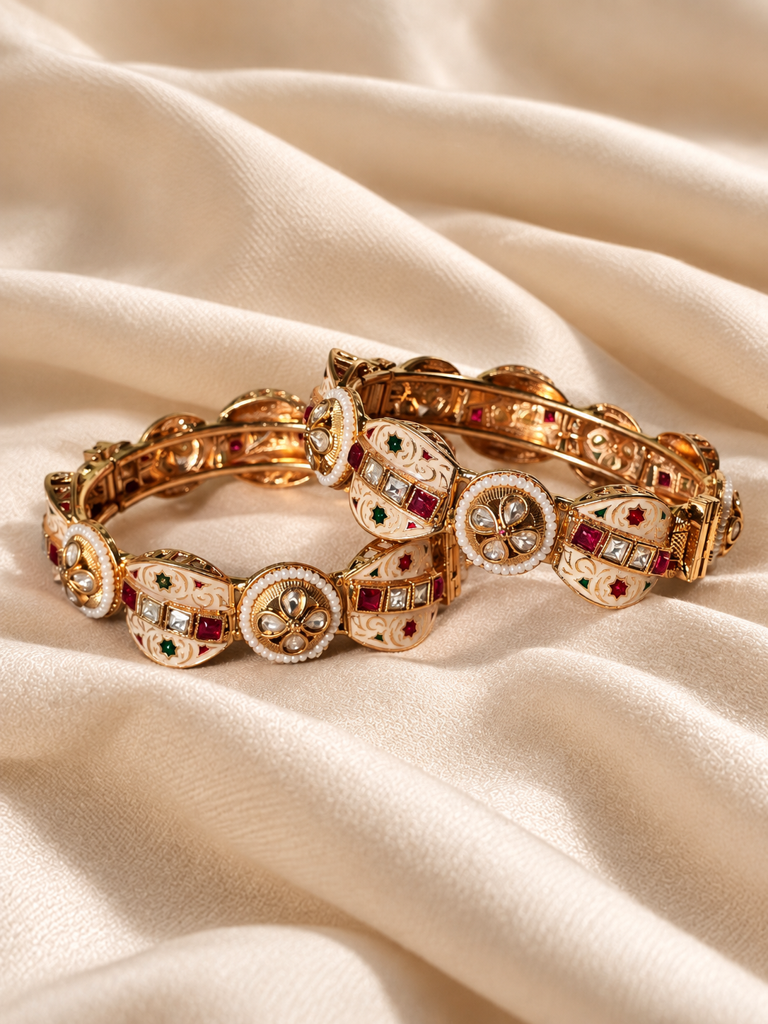 Rajsi Meenakari Heritage Bangles