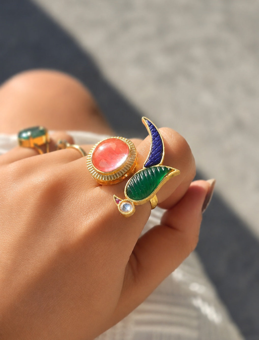 शुकिका (Shukikā) Statement Ring