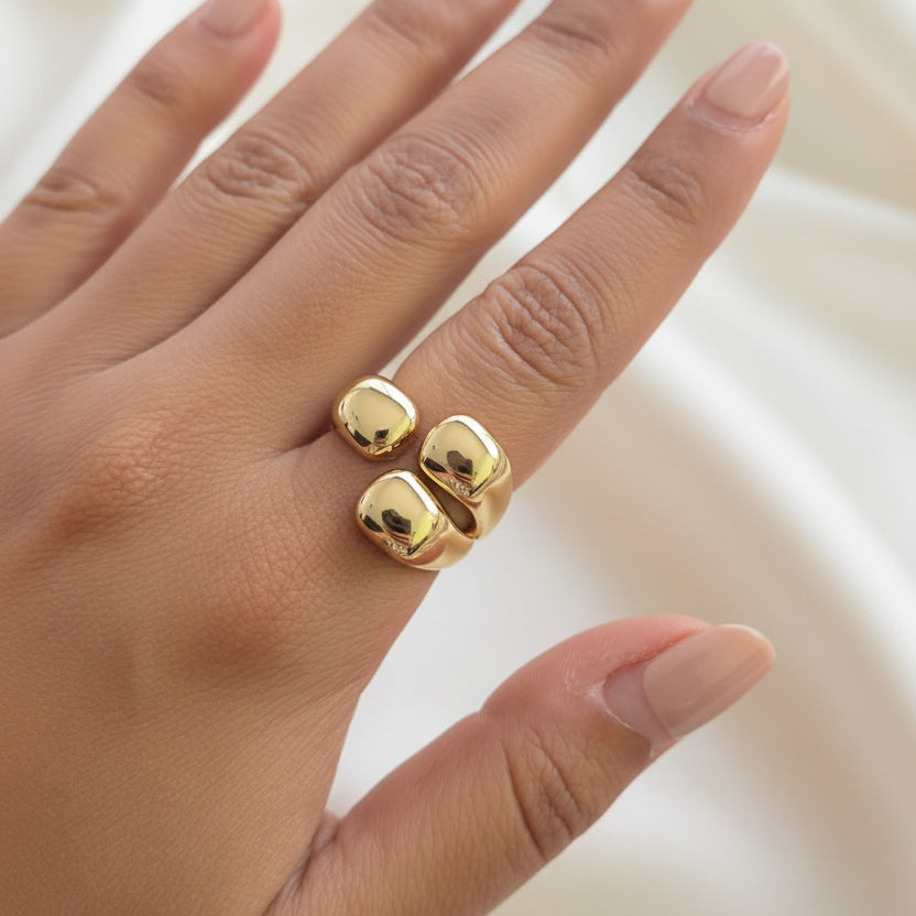 Pebble Statement Ring