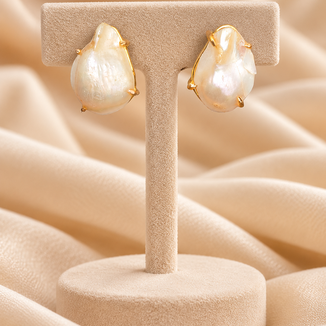 Pearl Teardrop Earrings