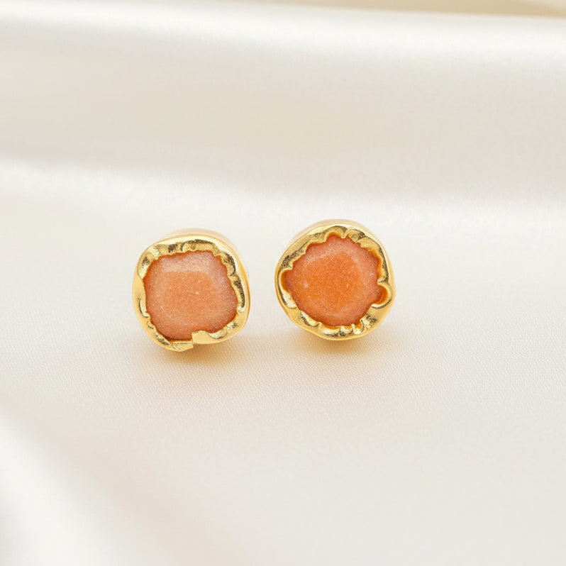 Druzy Stud Earrings