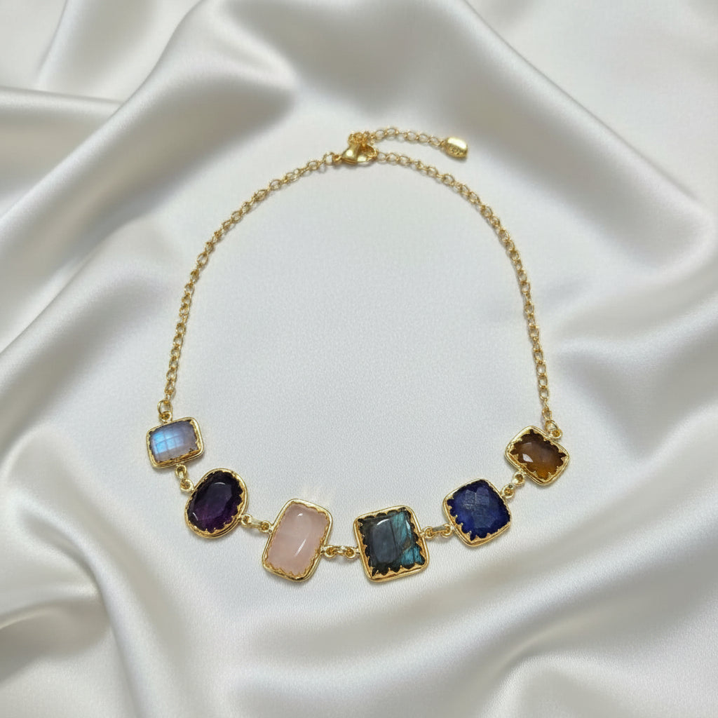 Celestial Gemstone Choker