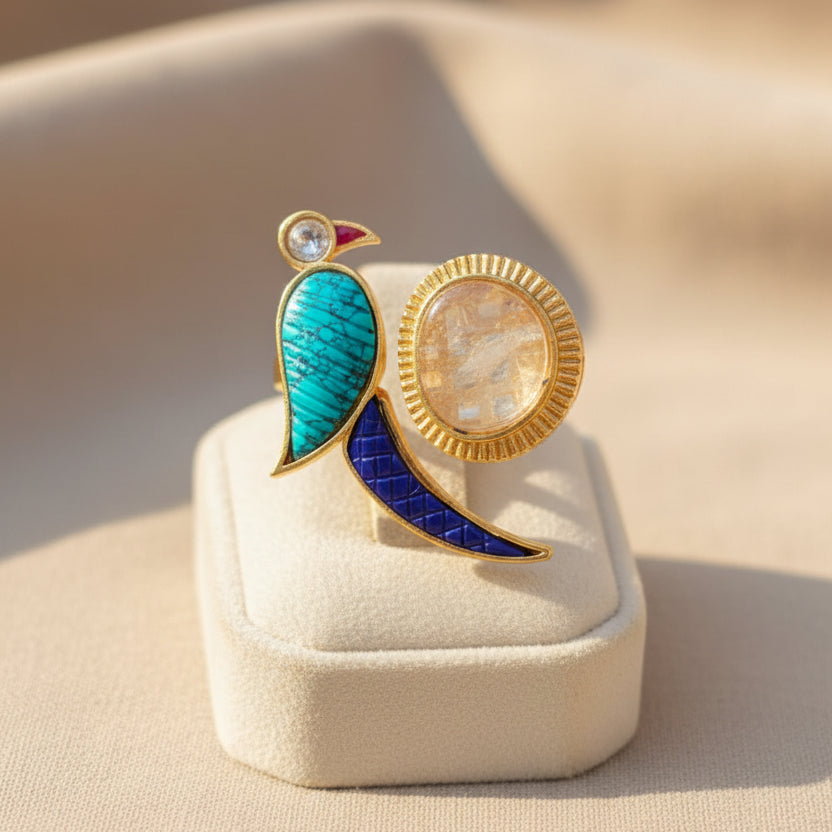 शुकिका (Shukikā) Statement Ring