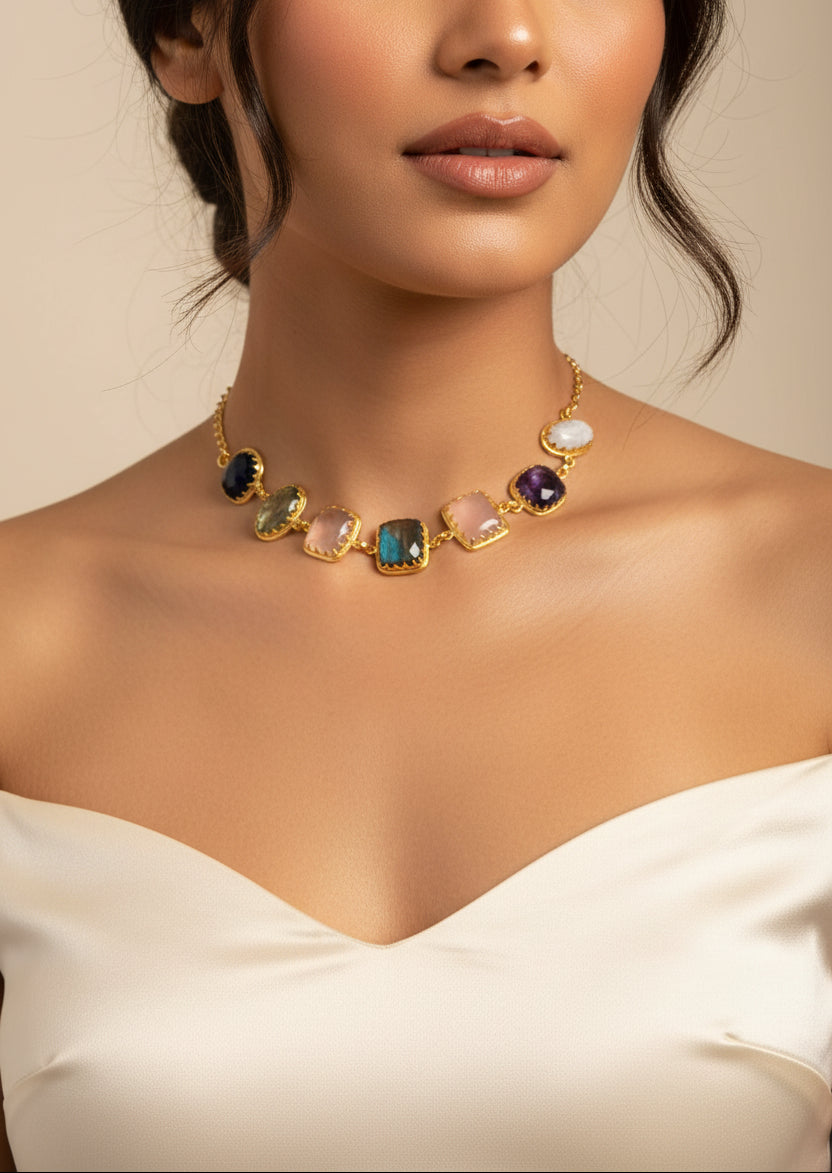 Harmony Gemstone Choker