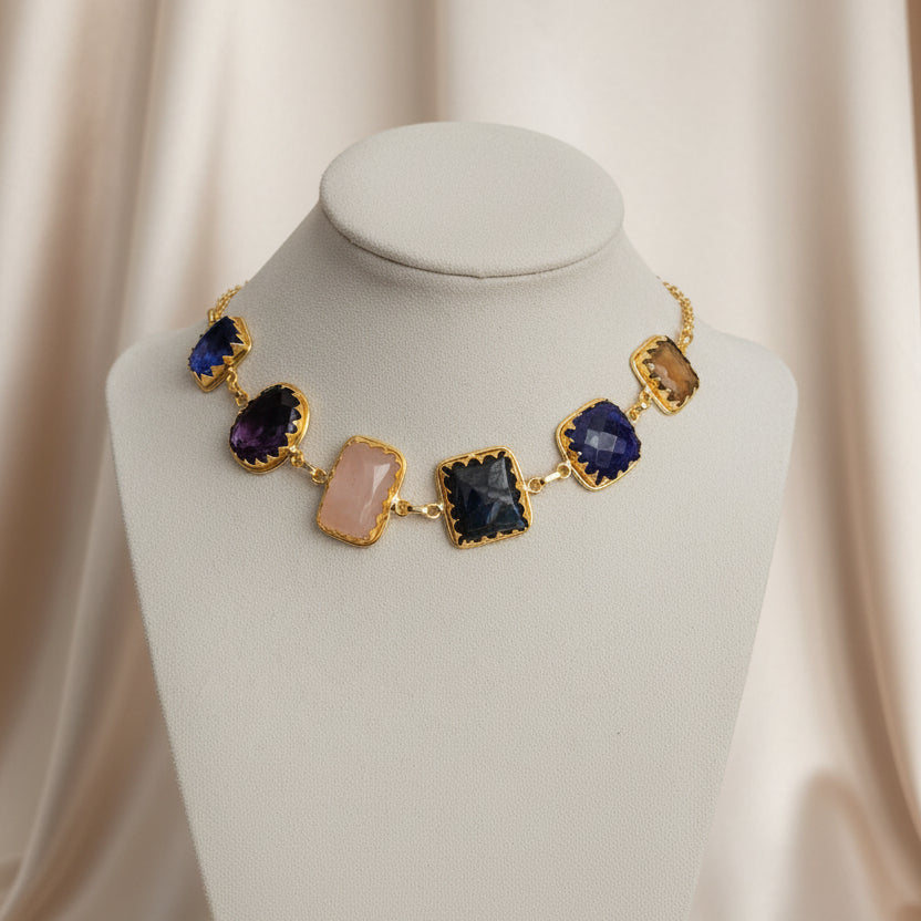 Celestial Gemstone Choker