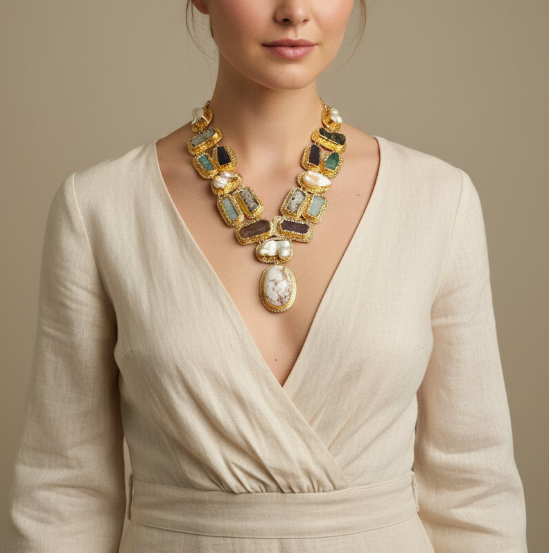 Imperial Treasure Statement Necklace