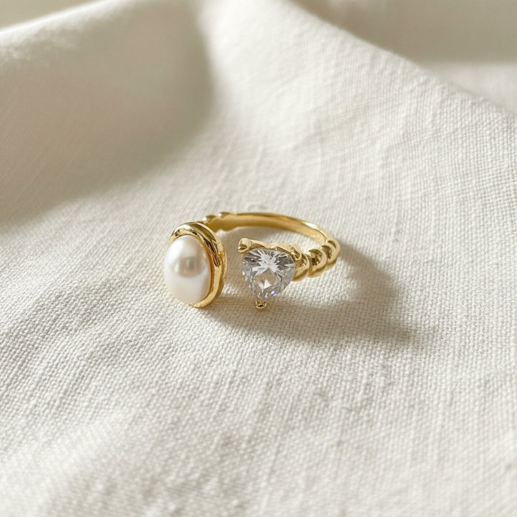 Lumière Faux Pearl Ring