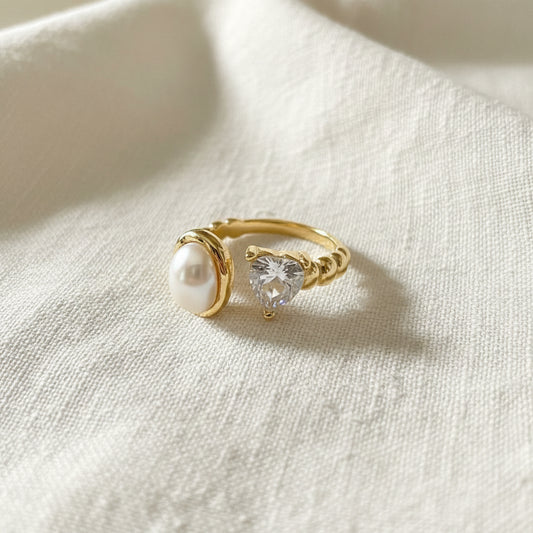 Lumière Faux Pearl Ring