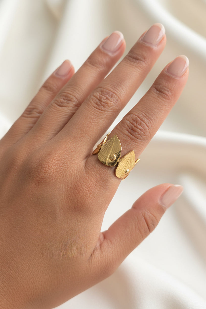 Botanica Leaf Statement Ring