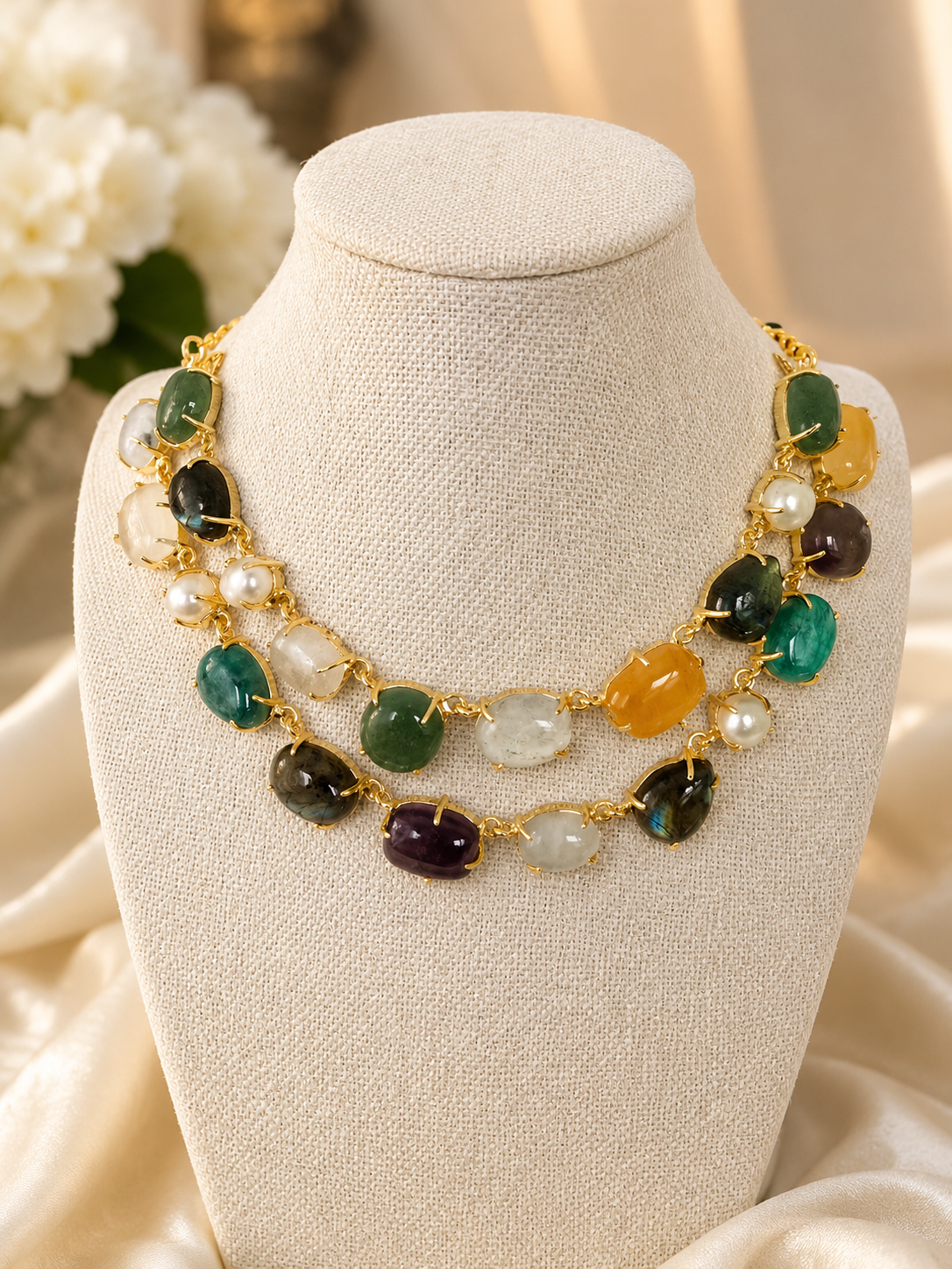 Heirloom Garden Gemstone Choker