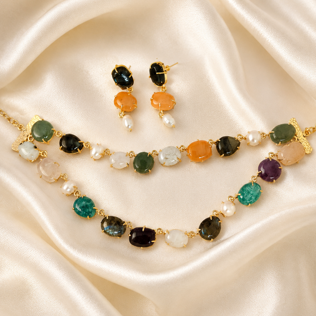 Heirloom Garden Gemstone Choker